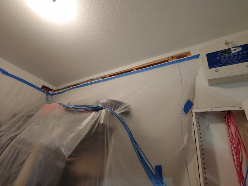 Real wall access for an Ethernet retrofit